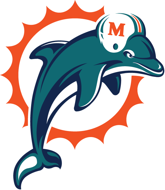 Miami Dolphins 1997-2012 Primary Logo fabric transfer